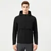 Jaqueta de Corrida Masculina Nova Outono/Inverno 2026, Jaqueta Esportiva ao Ar Livre com Capuz Casual à Prova de Vento, Alternativa de Designer