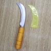 Machete con mango de madera cuchillo para fruta cortador de plátanos