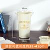 Vaso Grande de Ferro Nórdico para Sala de Estar Decoração de Arranjo de Flores, Balde de Flores de Luxo de Chão, Balde de Flores para Água Profunda, Balde de Água