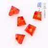 Suministro directo de fábrica 4-10 mm Nuevas cuentas triangulares cristal de vidrio cuentas sueltas tridimensionales accesorios para joyería DIY pendientes