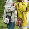 Nueva Bolsa Pequeña Cruzada Deportiva Simple para Exteriores Unisex Versátil para Viajes Impermeable Transpirable Bolsa de Bloque de Color