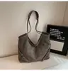 Bolsas de Moda Otoño e Invierno para Mujer 2026 Nuevo Estilo Coreano Casual Versátil Ropa de Trabajo Bolso Tote Gran Capacidad Bolso de Hombro Retro