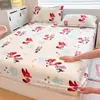 Conjunto de três peças de lençol de leite veludo espesso de alto peso para outono e inverno, capa de colchão infantil de desenho animado com capa de cama de pelúcia, disponível para atacado