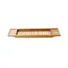 Prancha de Armazenamento para Banheira de Bambu Yao Banheira Banho Suporte para Celular Toalha Aromaterapia Loção Bandeja de Armazenamento Multifuncional