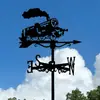 Explosiones Transfronterizas de Amazon Artesanías de Metal Pintura en Aerosol Decoración de Techos Veletas Adornos Arte de Hierro para Exteriores de Patio