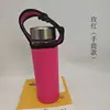 Taza de Agua Universal Casual, Funda de Taza de Material de Buceo, Taza Térmica, Funda Protectora para Bolso Bandolera, Aislamiento Térmico, Anticaídas, Correa Cruzada para Bolso Bandolera