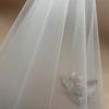 Gran cantidad en stock al por mayor red de nylon transparente 20D para vestido de novia bordado de alta gama vestido de noche súper suave amigable con la piel Red