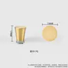Jiehao Alça Redonda Nórdica de Furo Único Estilo Chinês Alça de Porta de Guarda-Roupa Gaveta Puxador de Latão Dourado