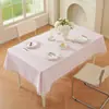 Toalha de Mesa Listrada com Renda Moderna Simples Luxo Leve High-end Retangular para Mesa de Jantar Sala de Estar Doméstica Senso de Atmosfera ins