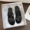 Chinelos Fogos de Artifício com Strass para Mulheres, Moda de Verão, Suave e Elegante, Solado Plataforma, Chinelos Cuña Antiderrapantes para Praia