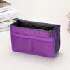 Bolsa de Maquillaje Original Portátil con Doble Cremallera, Bolsa Organizadora para Artículos de Tocador y Almacenamiento, Bolsa Multifuncional de Forro Interior tipo Longchamp