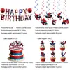 Amazon Homem-Aranha Novo Dia Tema Festa Suprimentos Utensílios de Mesa Conjunto Aniversário Infantil Pratos de Papel Toalha Bandeira