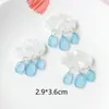 Venta Caliente Acrílico Nube Gota de Agua Joyería Accesorios Pendientes Flores para Zapatos Accesorios DIY Fabricante Mayorista Pj1590