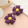 Novo Estilo Flor de Tecido Xadrez Girassol Algodão Flor de Cinco Pétalas diy Acessórios de Cabelo Sapatos e Chapéus Sapatos e Chapéus Decorativos Flores