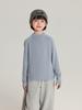 Ropa Interior Base Pudding Haru para Niñas Invierno 2025 Nueva Camiseta Base de Color Sólido Engrosada Camisa Interior de Punto