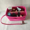 Bolsa Multifuncional Portátil de Viagem DIY Bolsa Dentro de Bolsa Feltro Bolsa para Armazenamento de Cosméticos Bolsa de Feltro