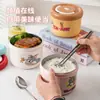Taza de Dibujos Animados Tom y Jerry Lonchera para Estudiantes y Trabajadores de Oficina Lonchera Portátil Taza de Agua de Acero Inoxidable 304 Transfronterizo