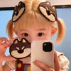 Fita Mágica Sem Costura de Shiba Inu Super Fofa para Meninas, Presilha Lateral Versátil, Acessório de Cabelo Simples de Desenho Animado para Franja