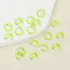 Anel de Ferro Colorido Pintado Simples Aberto 8/10mm Acessórios para Joias DIY Chaveiro Anel de Conexão Artesanal Materiais