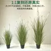 Plantas en maceta de lavanda y cola de zorro, plantas artificiales para paisajismo decorativo, flores artificiales de delfinio, flores artificiales para decoración de suelo de sala de estar