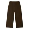 Calça Jeans Feminina de Algodão Tencel Wide Leg, Novo Estilo Primavera, Petite Caimento Solto, Calça Reta Emagrecedora