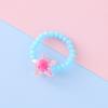 Anillo de Cuentas Adorno para el Pulgar para Niños con Elástico Ajustable Color Caramelo Estrella Lindo Adornos de Mano Venta al por Mayor en Stock