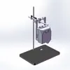 Pinza para Montaje de Prueba de Sensor puede probar Fibra Óptica Fotoeléctrico de Proximidad Ajustable en Altura Viene con Soporte de Prueba de Detección Simple