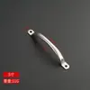 Tubo de aço inoxidável punho aberto da cozinha roupeiro de corte tábua de corte pequena puxador de gaveta porta e janela puxador acessórios de hardware