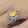 Anillo Elegante de Calcedonia Blanco Hielo con Incrustaciones Plateado, Anillo Elegante de Jade para Mujer de Ágata Verde Esmeralda al por Mayor