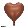 Globo Flotante de Película de Aluminio con Forma de Corazón y Estrella de Cinco Puntas de 18 Pulgadas Decoración para Actividad de Fiesta Festival de Bodas Nochevieja
