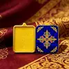 Nuevo shell Thangka de una cara pintado a mano Thangka portátil Thangka colorido collar de amor y carrera Thangka del Año de la Serpiente shell vacío