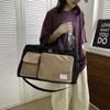 Nueva Color Bolso de Viaje Plegable para Hombres y Mujeres de un Solo Hombro Portátil de Gran Capacidad con Compartimento Separado para Zapatos Húmedos y Secos