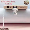 Tapón de Polvo Lindo Tipo Tycpe con Temática de Medusa para Teléfonos Android e iPhone con Conector 2D Diseño de Dibujos Animados