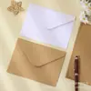 Bolsas de sobre estilo europeo de papel kraft de color puro, doblemente recubiertas, autoadhesivas, 120 g, en stock del fabricante, personalizadas para Amazon