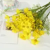 Flor Artificial Margarida Pequena Decoração para Casa Sala de Estar Enfeites Mesa Decoração Pequena Fresca Flor Artificial Camomila Adereços de Fotografia