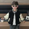 Chaqueta de Béisbol para Niños 2026 Nueva Primavera y Otoño Abrigo Infantil Elegante Top de Bebé de Moda Chaqueta Cardigan para Niños