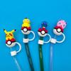 Katong Treasure para Tapa de Pajita Dream Lindo Divertido Pikachu Tapón Antipolvo de 10 mm Stanley STANLEY Funda para Pajita