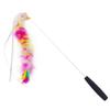 Nuevo Juguete para Gatos Pluma de Siete Colores Palo para Molestar Gatos Palo Largo para Molestar Gatos Juguete para Gatos Suministros para Mascotas Fabricante # #