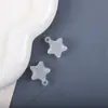 Colgante de Estrella de Cinco Puntas de Color Caramelo Gelatinoso Translúcido Llavero DIY Hecho a Mano Colgante para Bolso Accesorios Joyería al por Mayor
