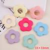 Cuentas de Corazón Escarchado Flores Estrella de Cinco Puntas Cuentas Acrílicas Hecho a Mano DIY Colgante Cadena para Teléfono Móvil Accesorios de Joyería con Cuentas