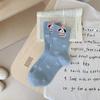 Calcetines de dibujos animados tridimensionales originales para niños Corea del Sur Dongdaemun calcetines de media caña calcetines de cachorro sin costuras medias calcetines de moda para mujer