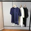 Macio e Fofo, o Cashmere Floco de Neve Tem uma Sensação Curativa~! Camiseta Simples de Gola Redonda Bordada de Manga Curta, Versátil e Casual