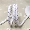 Corda de Poliéster Torcida com Núcleo de 5mm em Cores Contrastantes, Cordão de Cintura Intercolor Verde Escuro, Cordão para Alça de Chapéu, Cordão para Cadarço