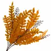 Cachos artificiais de folhas de acácia para arranjos de chão de casamento, decoração de casamento, arranjos florais, folhagem de fundo, decorações de corredor de hotel