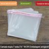 14*18CM espessura 7 micras OPP plástico transparente saco de embalagem saco de embalagem departamento de esportes loja de departamento em estoque atacado personalização