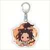 Hell Music Keychain Animação em torno de sapinhos Maru Ehai Ya Esquerda Pendurado Batalhão Guarda Gangue Zuo Chefu Zhi Pingente Acrílico