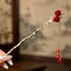 Nova Presilha de Cabelo com Franja de Liga Chinesa para Mulheres, Presilha de Cabelo de Nicho de Alto Padrão, Presilha Versátil de Estilo Antigo para Acessórios de Cabelo Cheongsam e Hanfu
