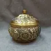 2026 Nuevo Estilo Chino Tendencia Nacional Yuanbao Tazón Giratorio del Tesoro con Tapa, Sapo Dorado de las Ocho Bendiciones, Venta Directa de Fábrica, Venta al por Mayor de Varios Estilos