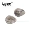 Botones acrílicos irregulares de dos agujeros en forma de lágrima, imitación de cuerno de vaca, botones decorativos para abrigos de lana y gabardinas, botones para tapeta de suéter