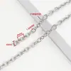Cadena Pequeña O Kimberly Acero Inoxidable 304 1.5-8mm Accesorios de Ropa DIY Cadena de Equipaje de Alta Gama Cadena con Forma de O
